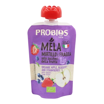 PROBIOS无麸质蓝莓草莓水果泥